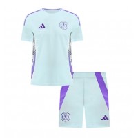 Maglia Calcio Scozia Seconda Divisa Bambino Europei 2024 Manica Corta (+ pantaloncini)